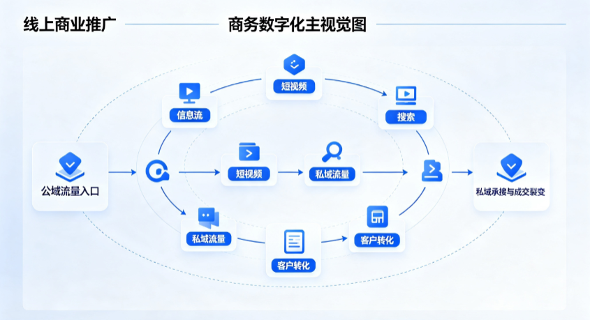 正定县线上商业推广怎么做？全域流量闭环搭建与低成本转化实战指南